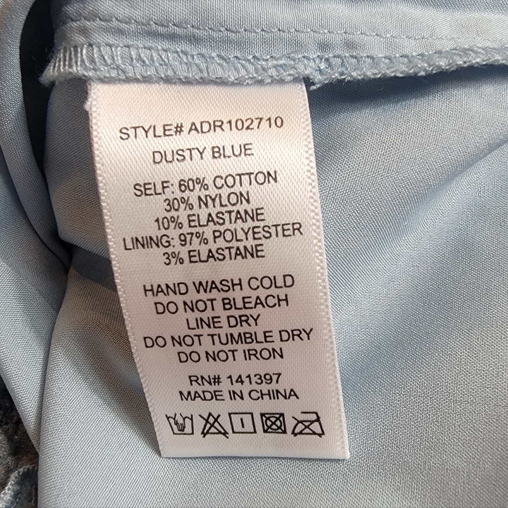ASTR The Label floral lace knit dusty blue mid feminine chic dress size medium - Picture 5 of 13